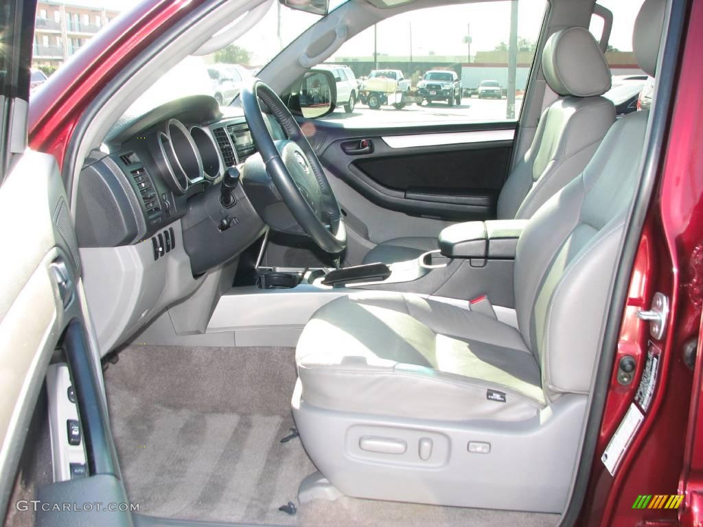 2006 4Runner SR5 - Salsa Red Pearl / Stone Gray photo #9