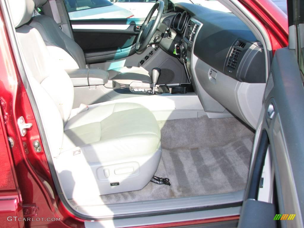 2006 4Runner SR5 - Salsa Red Pearl / Stone Gray photo #10
