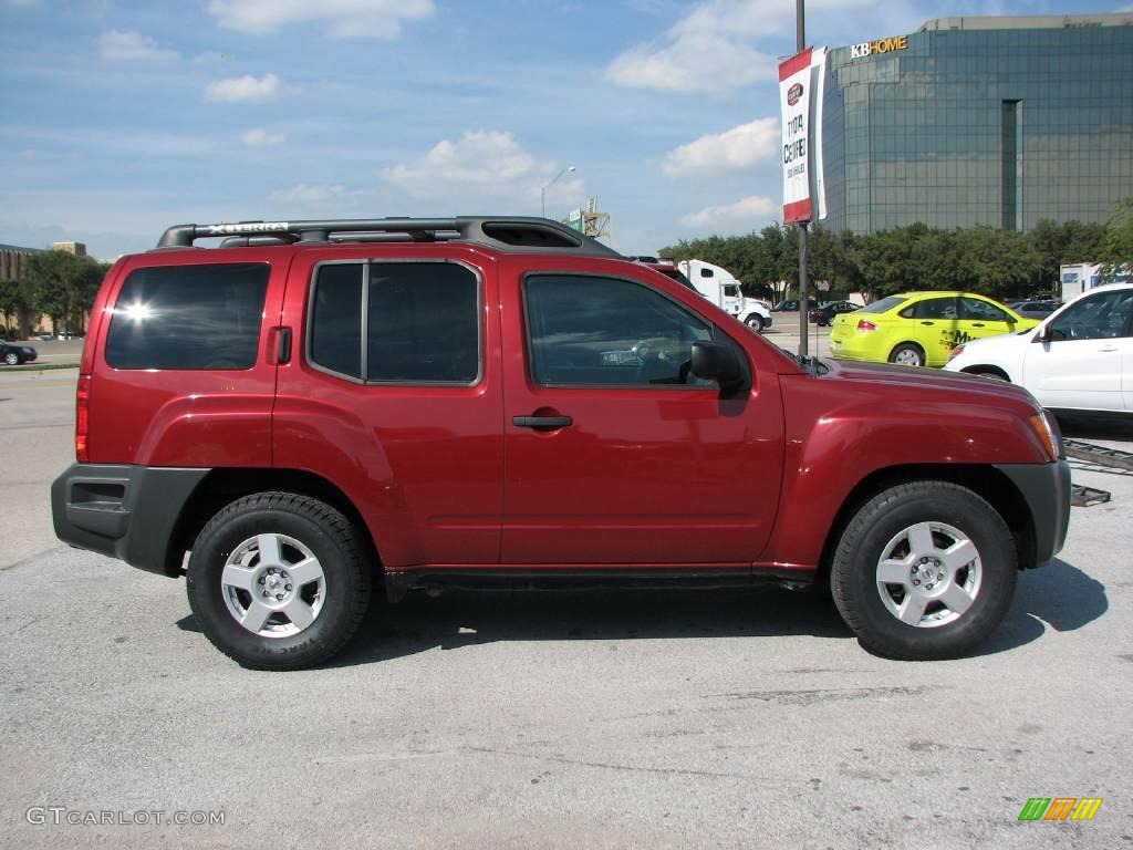 2007 Xterra S - Red Brawn Metallic / Desert/Graphite photo #5