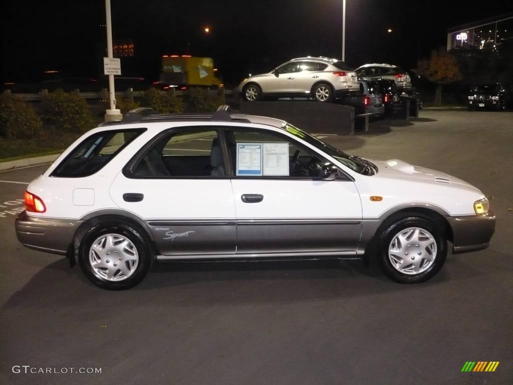 1999 Impreza Outback Sport - Aspen White / Gray photo #7