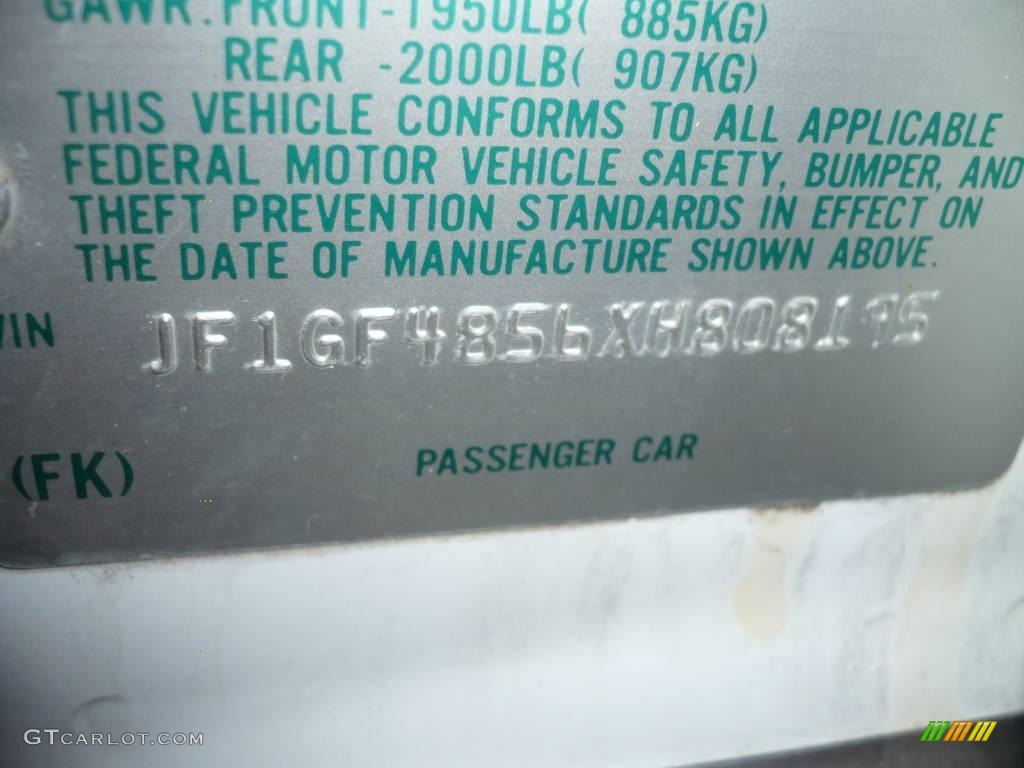 1999 Impreza Outback Sport - Aspen White / Gray photo #25