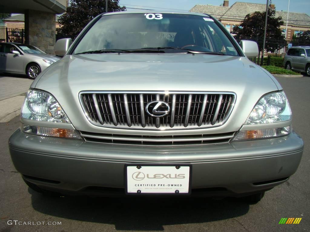 2003 RX 300 AWD - Millenium Silver Metallic / Black photo #2