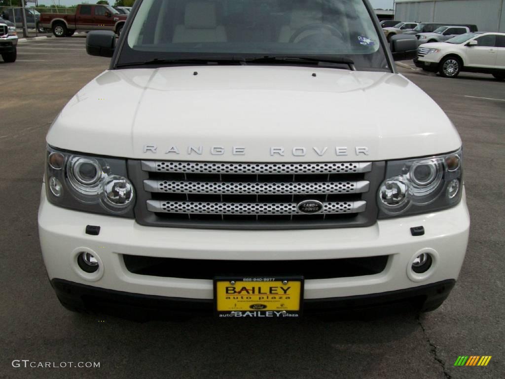 2008 Range Rover Sport Supercharged - Alaska White / Ivory photo #1