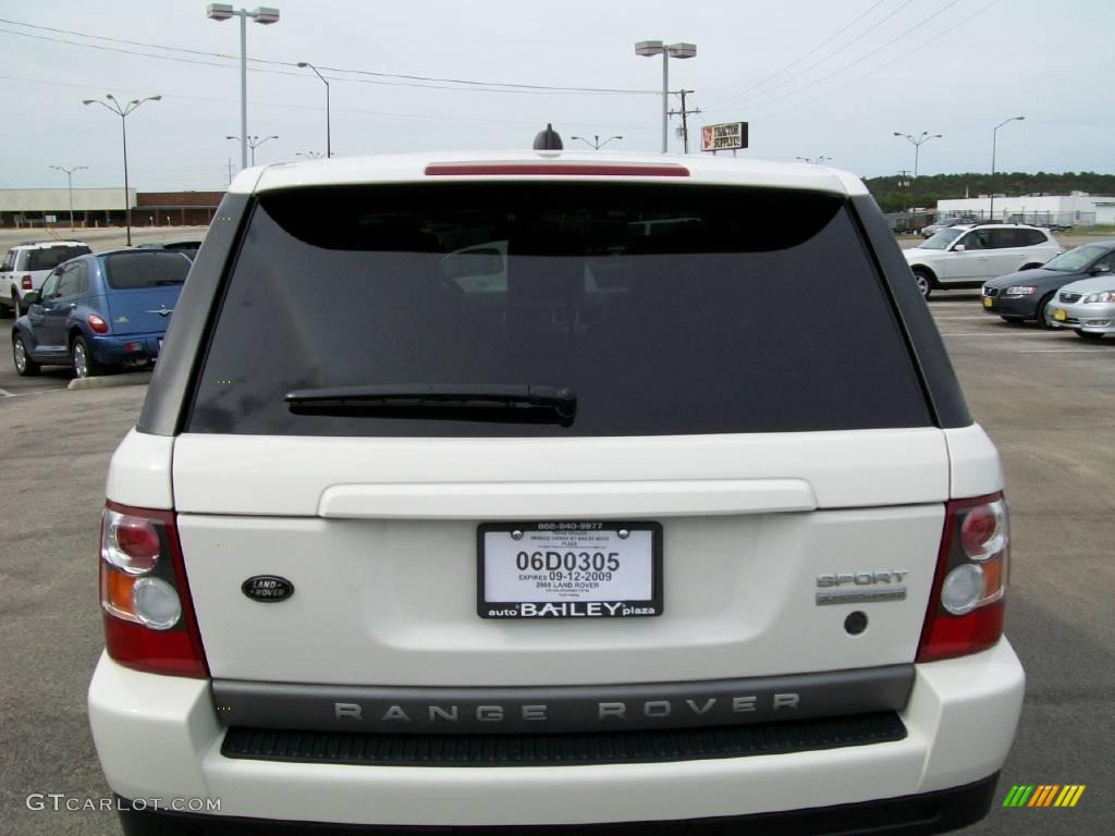 2008 Range Rover Sport Supercharged - Alaska White / Ivory photo #6