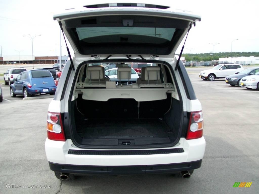 2008 Range Rover Sport Supercharged - Alaska White / Ivory photo #8
