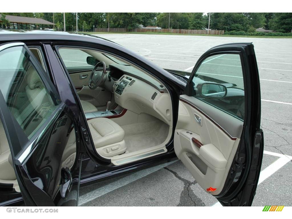 2007 Azera Limited - Aubergine Metallic / Beige photo #31