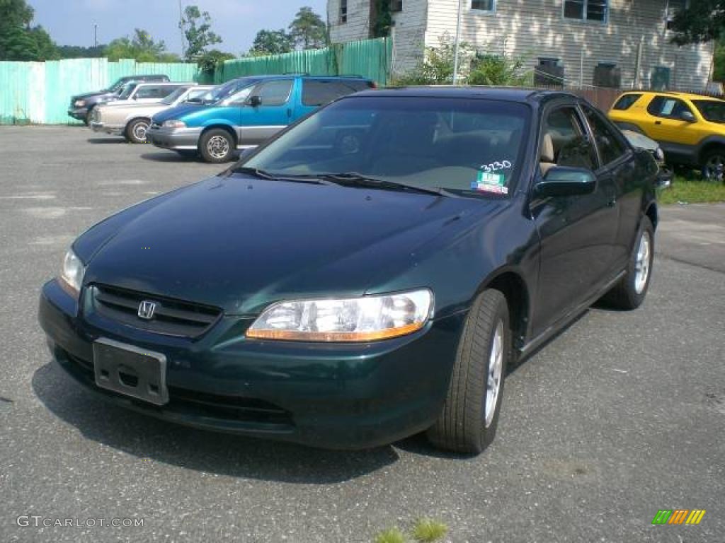 1998 Accord LX V6 Coupe - Dark Emerald Pearl / Ivory photo #4