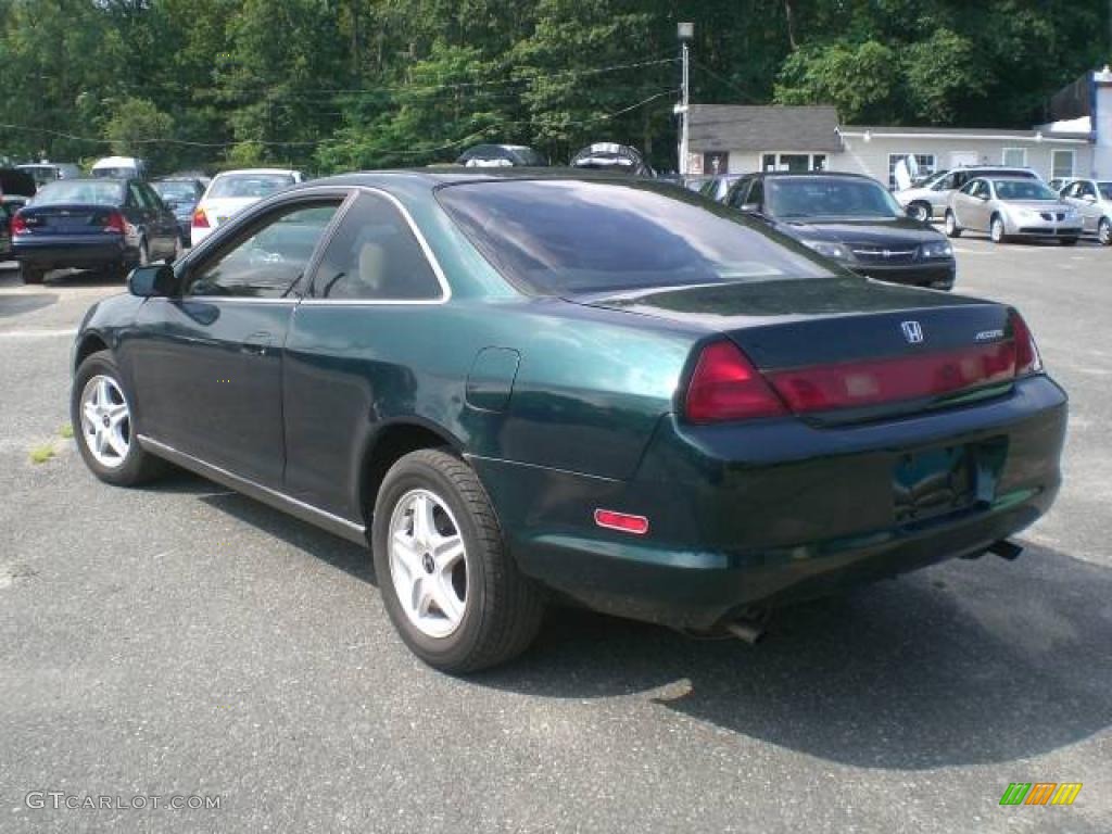 Dark Emerald Pearl 1998 Honda Accord LX V6 Coupe Exterior Photo #14739173