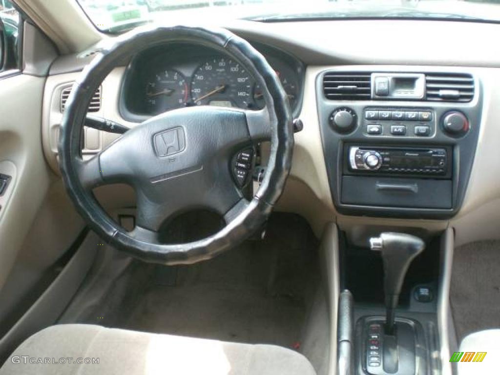 1998 Accord LX V6 Coupe - Dark Emerald Pearl / Ivory photo #13