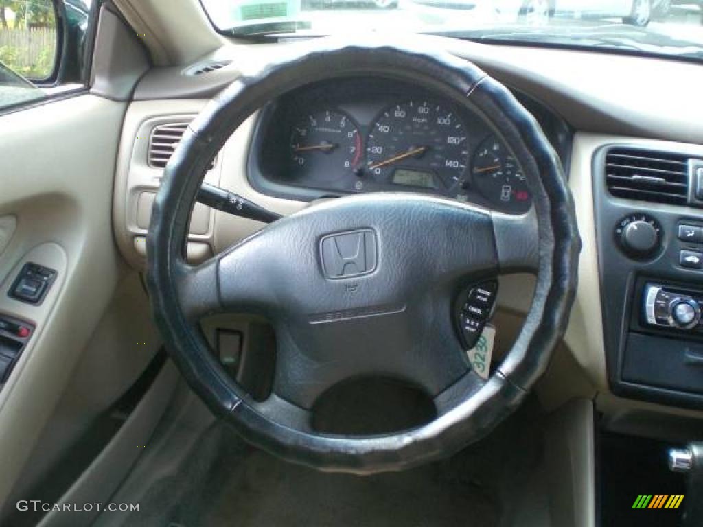 1998 Accord LX V6 Coupe - Dark Emerald Pearl / Ivory photo #14