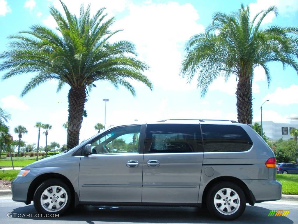 2002 Odyssey EX-L - Satin Silver Metallic / Quartz Gray photo #1