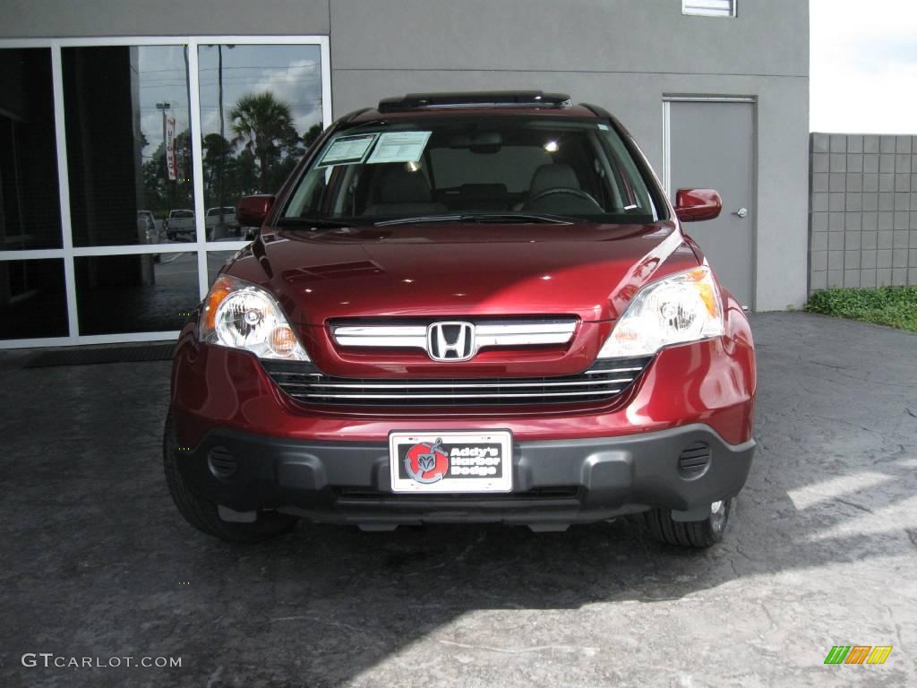 2007 CR-V EX-L - Tango Red Pearl / Gray photo #3