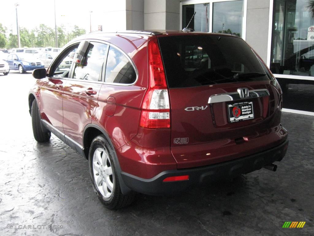 2007 CR-V EX-L - Tango Red Pearl / Gray photo #7