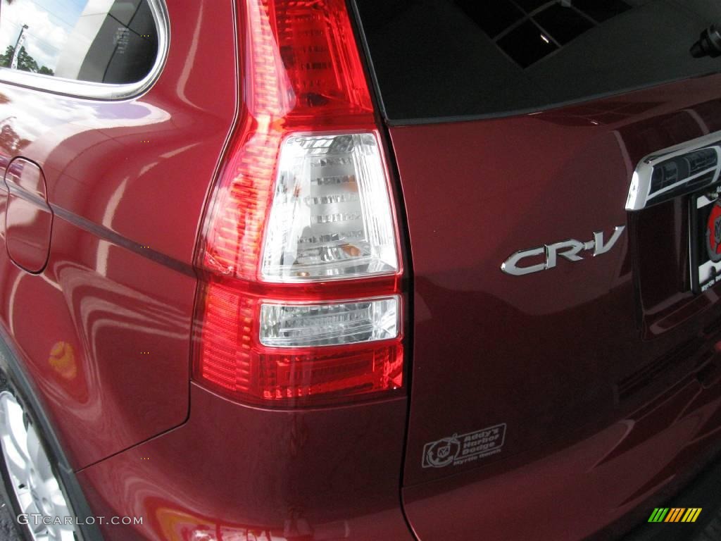 2007 CR-V EX-L - Tango Red Pearl / Gray photo #8