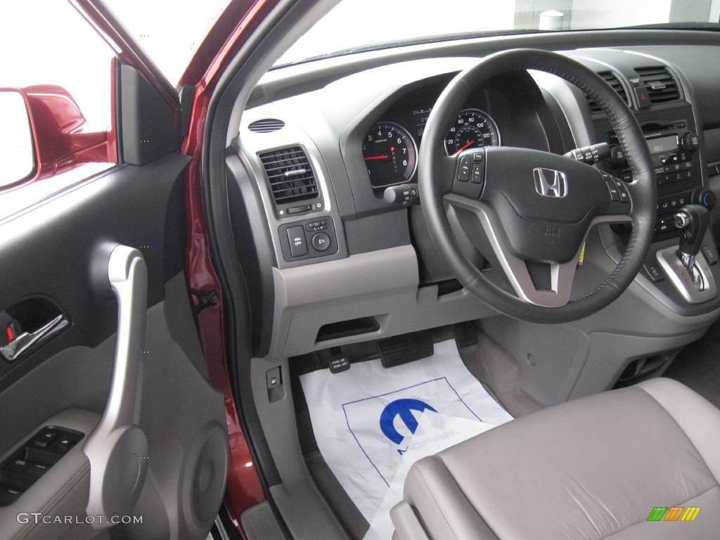 2007 CR-V EX-L - Tango Red Pearl / Gray photo #10