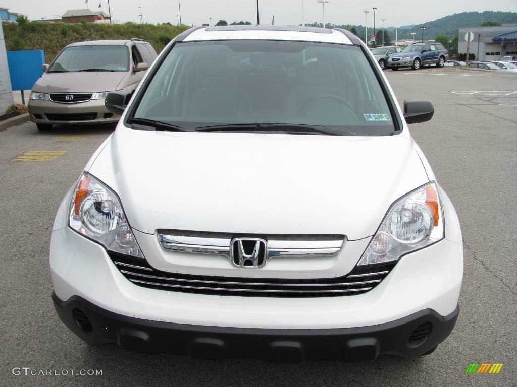 2008 CR-V EX 4WD - Taffeta White / Gray photo #11