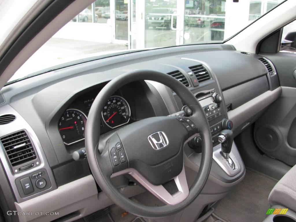 2008 CR-V EX 4WD - Taffeta White / Gray photo #14