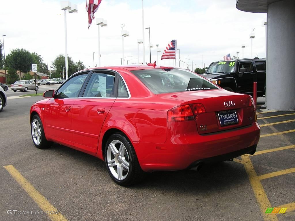 2006 A4 2.0T quattro Sedan - Brilliant Red / Ebony photo #4