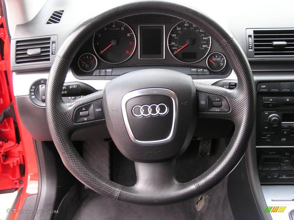 2006 A4 2.0T quattro Sedan - Brilliant Red / Ebony photo #9