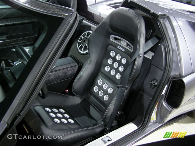 Ebony Black Interior 2006 Ford GT X1 Genaddi Edition Photo #147433