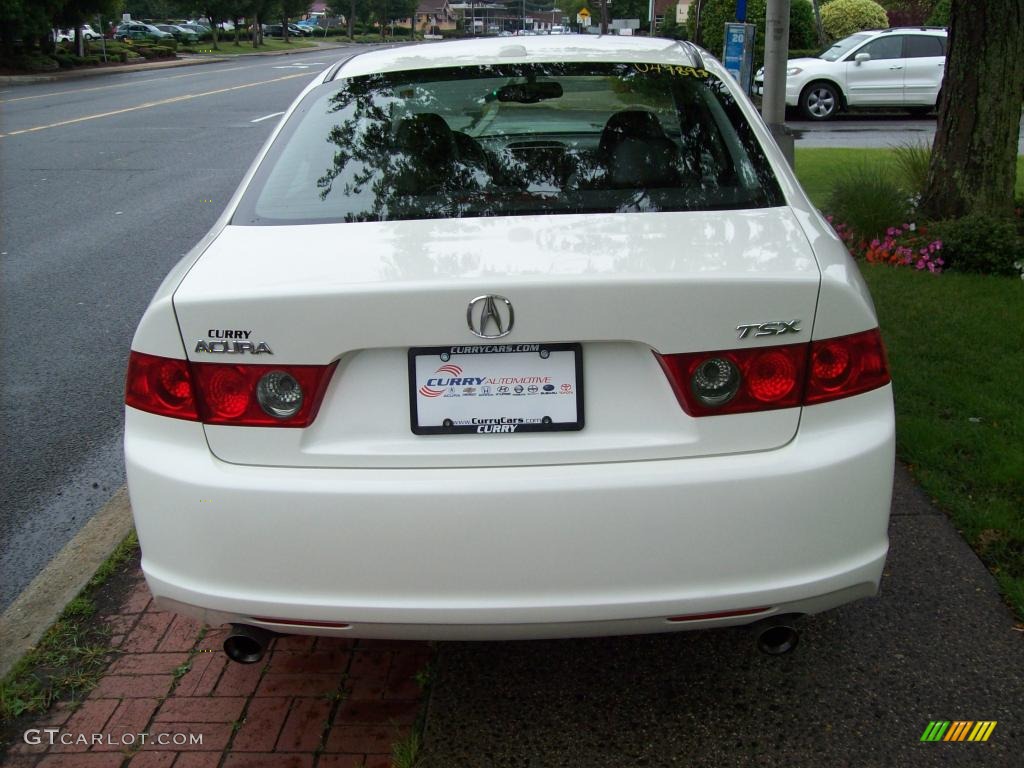 2006 TSX Sedan - Premium White Pearl / Ebony Black photo #6