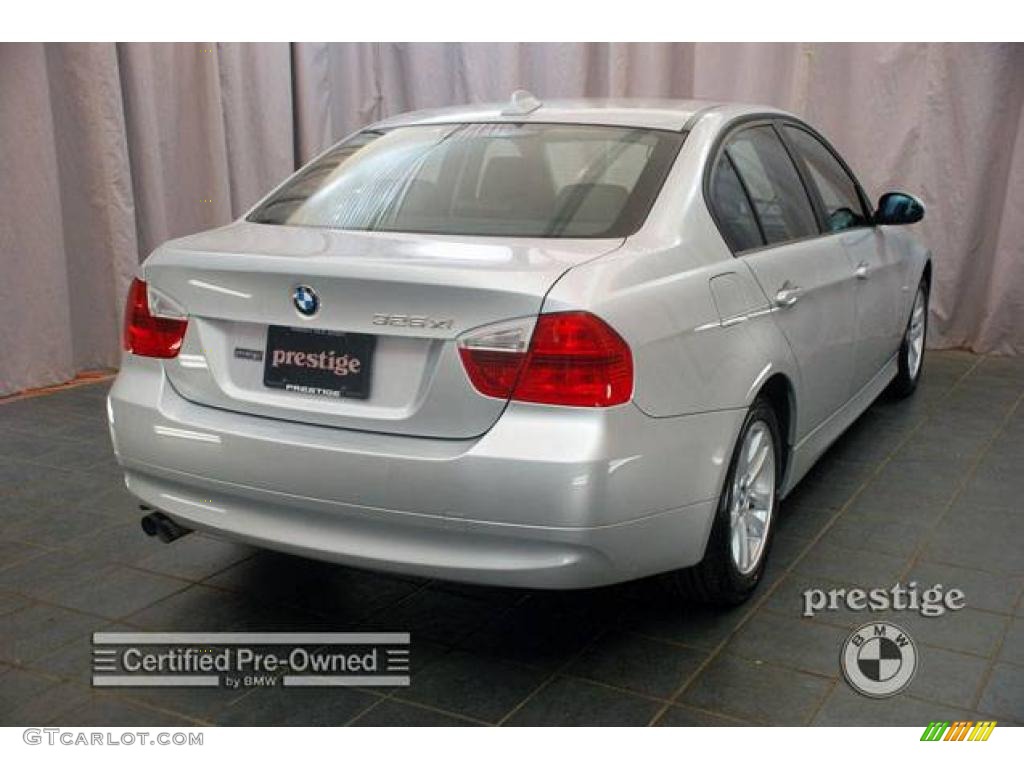 2006 3 Series 325xi Sedan - Titanium Silver Metallic / Black photo #2