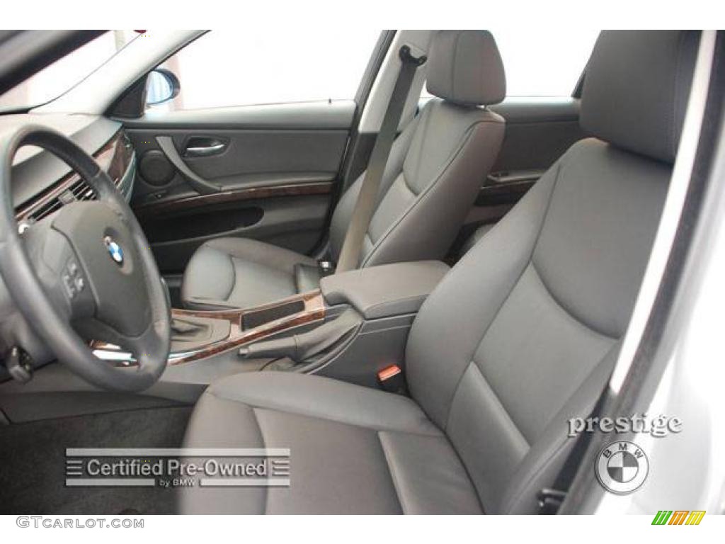 2006 3 Series 325xi Sedan - Titanium Silver Metallic / Black photo #4