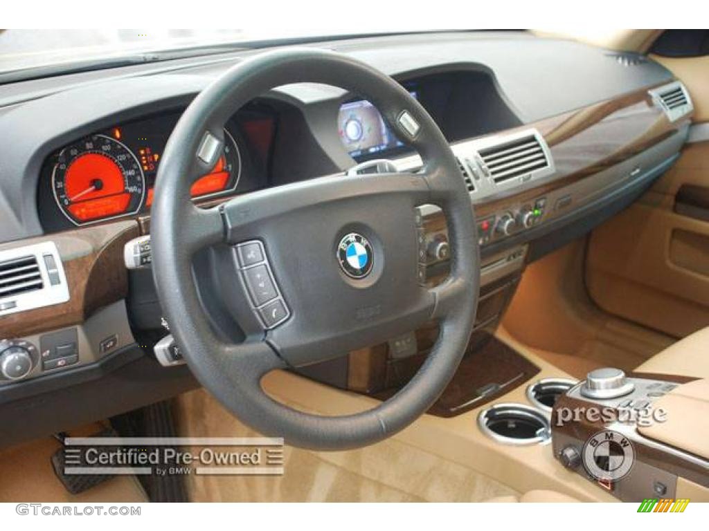 2006 7 Series 750Li Sedan - Kalahari Beige Metallic / Dark Beige/Beige III photo #4