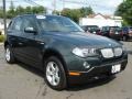 2007 Highland Green Metallic BMW X3 3.0si  photo #2