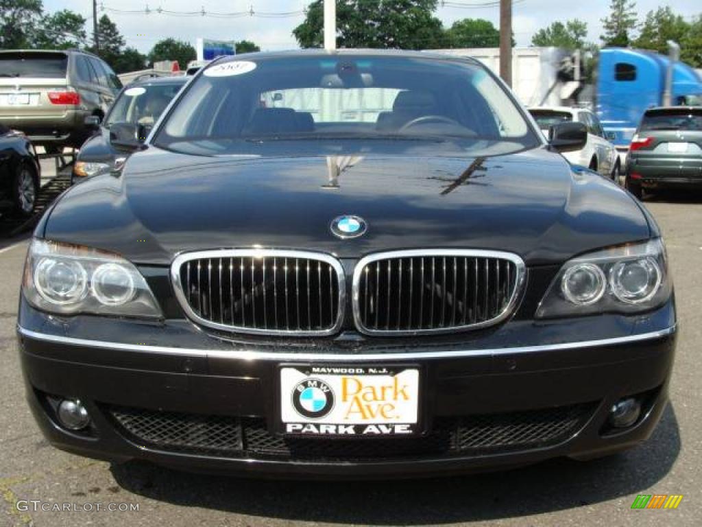 2007 7 Series 750Li Sedan - Jet Black / Black photo #3