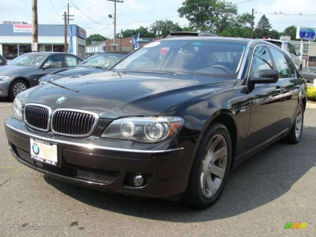 2007 7 Series 750Li Sedan - Jet Black / Black photo #4