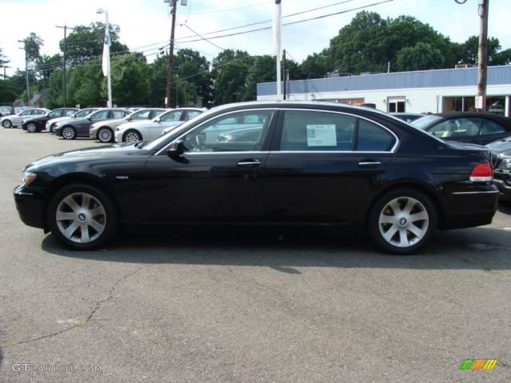 2007 7 Series 750Li Sedan - Jet Black / Black photo #5