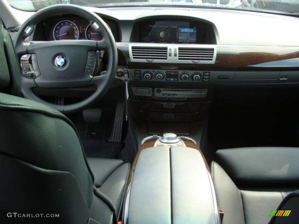2007 7 Series 750Li Sedan - Jet Black / Black photo #12