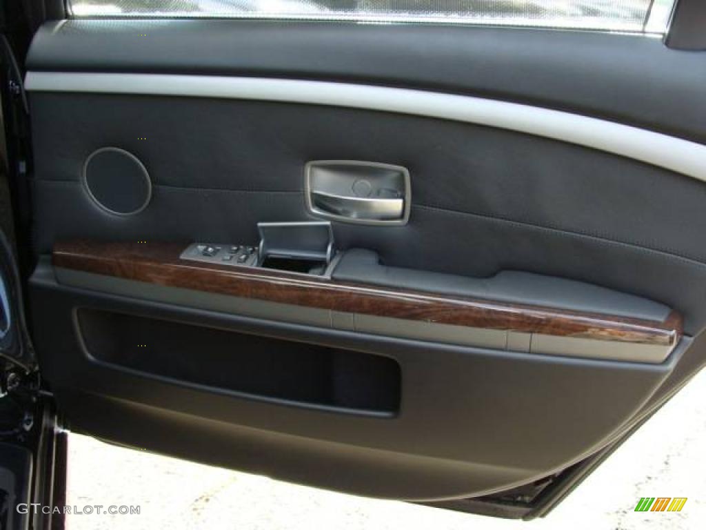 2007 7 Series 750Li Sedan - Jet Black / Black photo #19