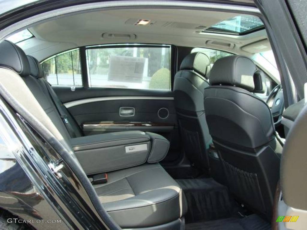 2007 7 Series 750Li Sedan - Jet Black / Black photo #20