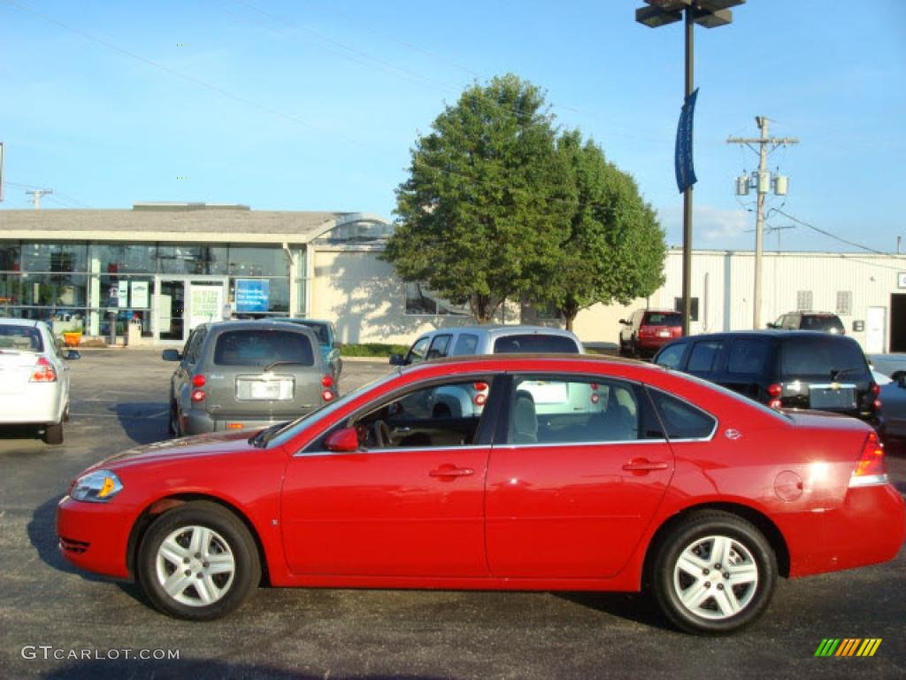 2008 Impala LS - Precision Red / Ebony Black photo #1