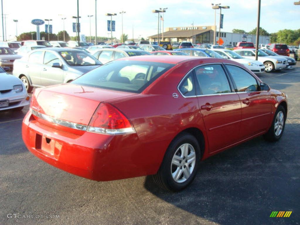 2008 Impala LS - Precision Red / Ebony Black photo #4