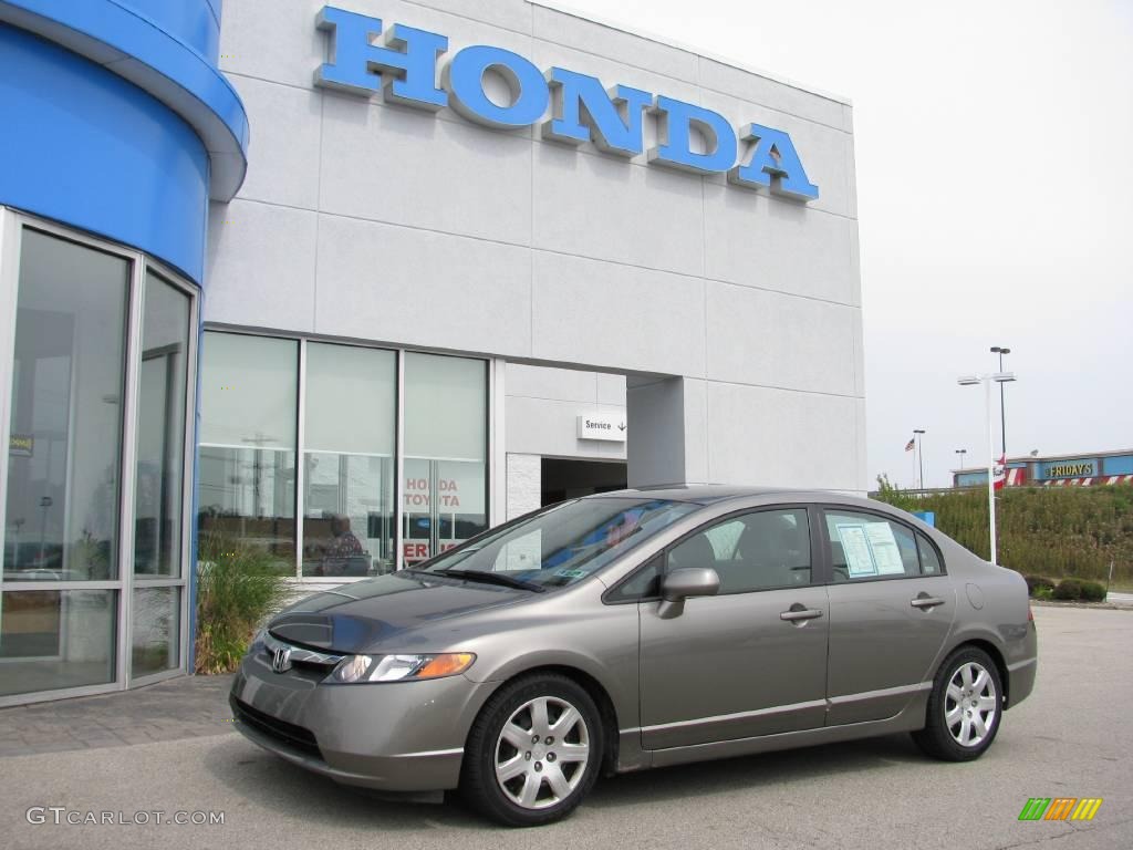 Galaxy Gray Metallic Honda Civic