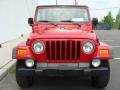 2006 Flame Red Jeep Wrangler X 4x4  photo #2