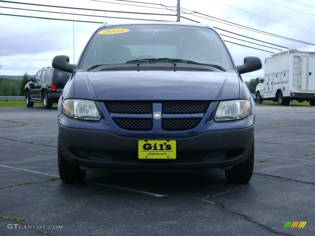 2003 Caravan SE - Midnight Blue Pearl / Taupe photo #2