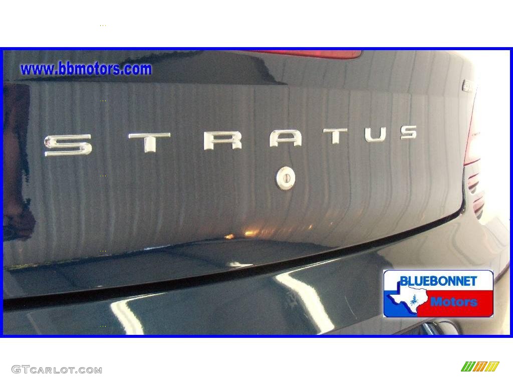2006 Stratus SXT Sedan - Midnight Blue Pearl / Dark Slate Grey photo #15