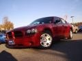 2007 Inferno Red Crystal Pearl Dodge Charger SXT  photo #2