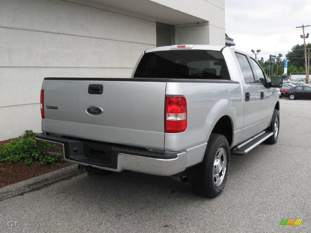 2004 F150 XLT SuperCrew 4x4 - Silver Metallic / Dark Flint photo #3
