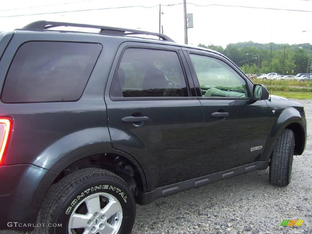 2008 Escape XLT V6 4WD - Black Pearl Slate Metallic / Charcoal photo #3