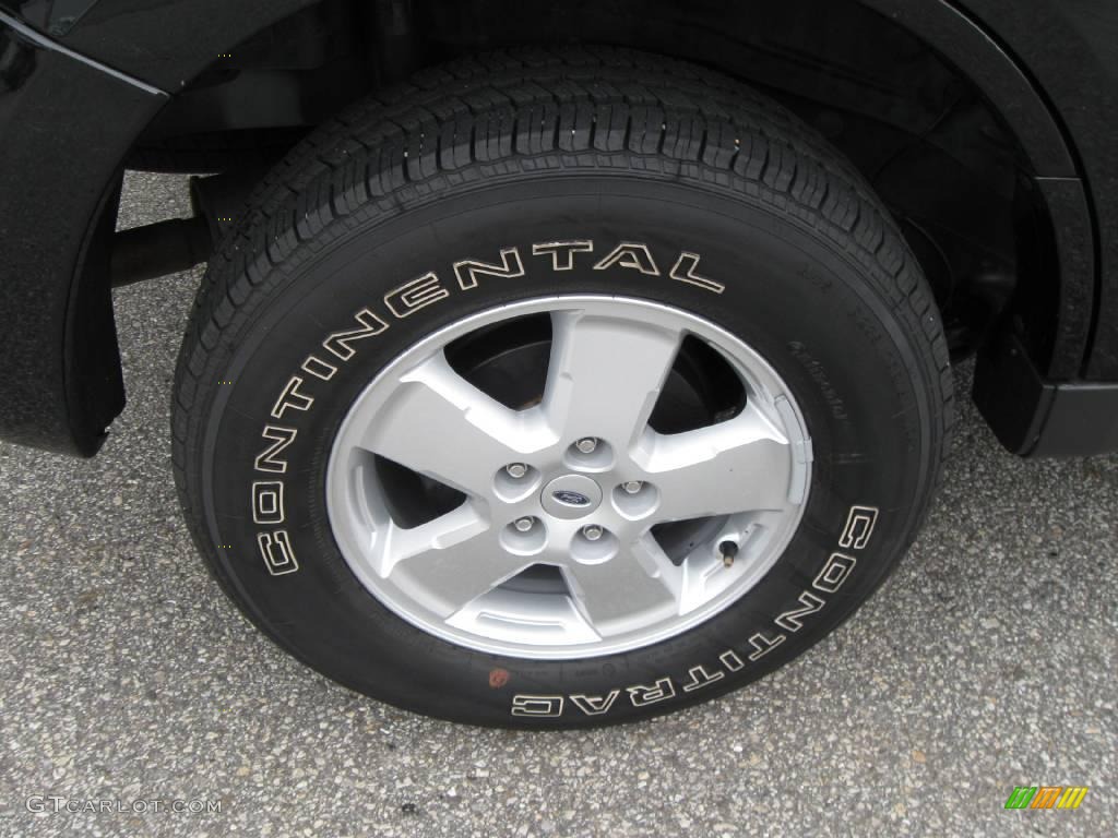 2008 Escape XLT V6 4WD - Black / Stone photo #4