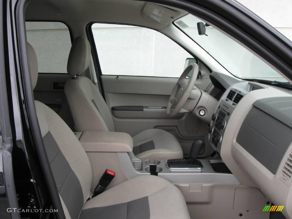 2008 Escape XLT V6 4WD - Black / Stone photo #6