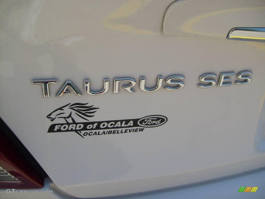 2007 Taurus SE - Vibrant White / Medium/Dark Pebble photo #10