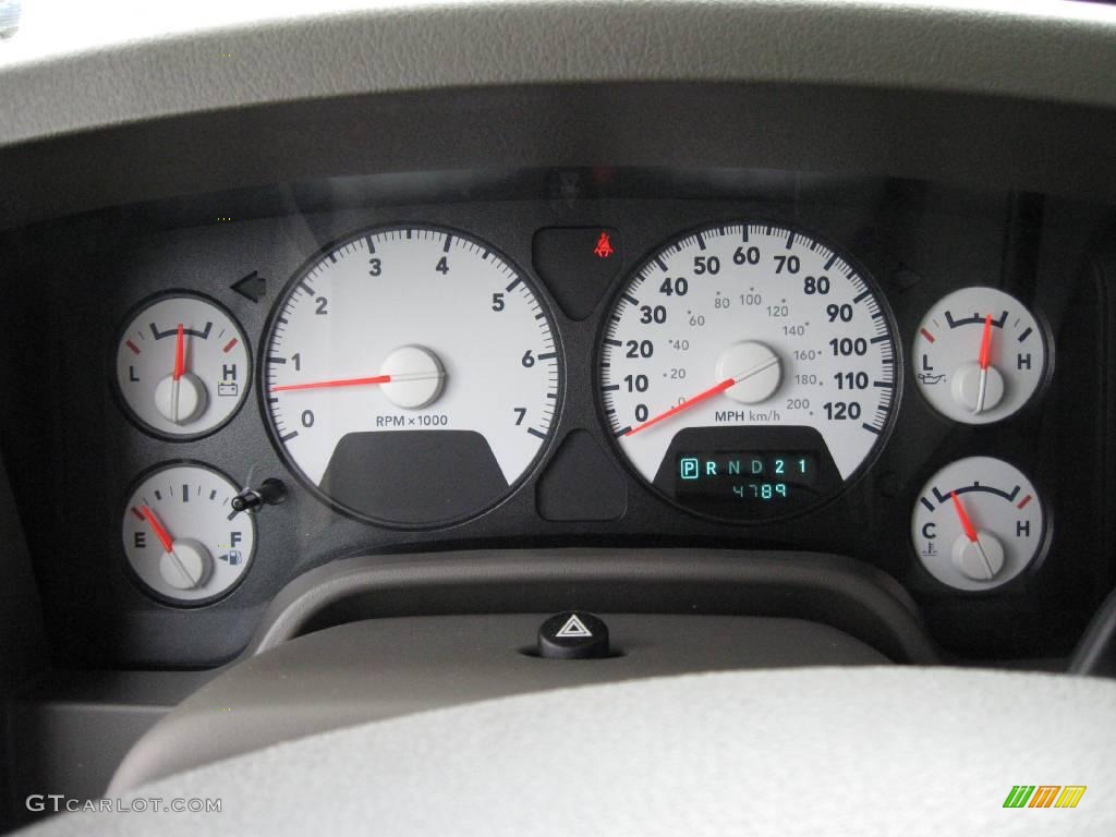 2008 Ram 1500 SLT Regular Cab - Light Khaki Metallic / Khaki photo #17