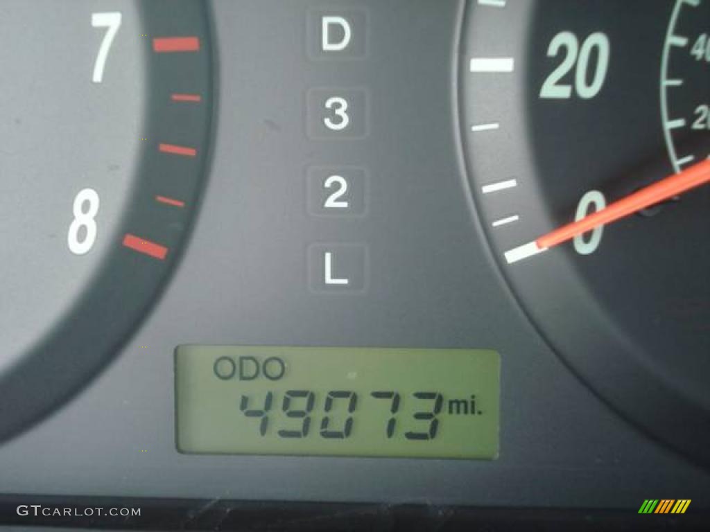 2006 Elantra GLS Sedan - Moonlit Dark Blue / Beige photo #14