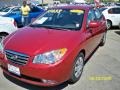 2008 Apple Red Pearl Hyundai Elantra GLS Sedan  photo #1